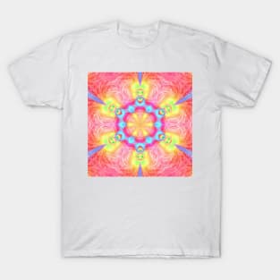 Gods from another dimension - mandala (red version) T-Shirt